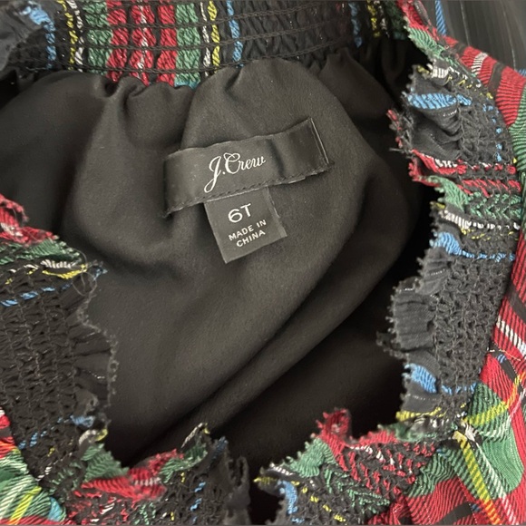 J Crew tartan plaid Sleeveless Mockneck Top size 6 T - Picture 6 of 11